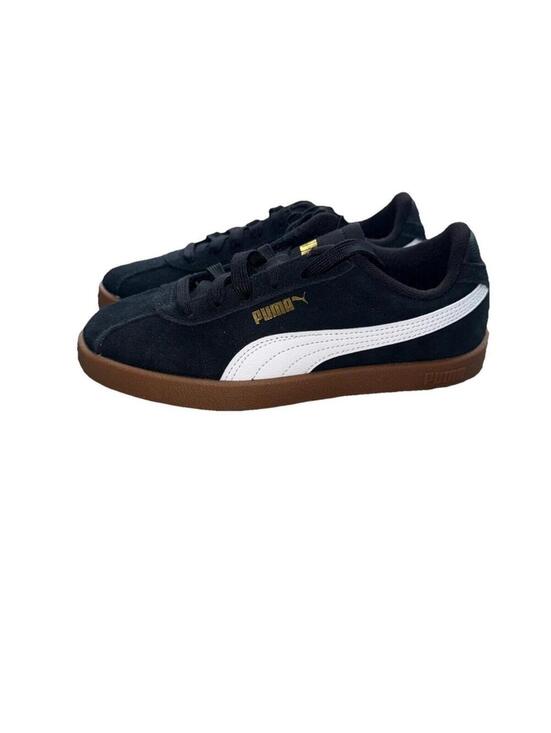 Puma Other - NEW PUMA Club II Era Black White Gum Lace Up Low Top 4.5